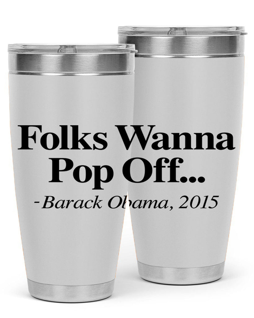 folks wanna pop off 151#- black words phrases- Cotton Tank