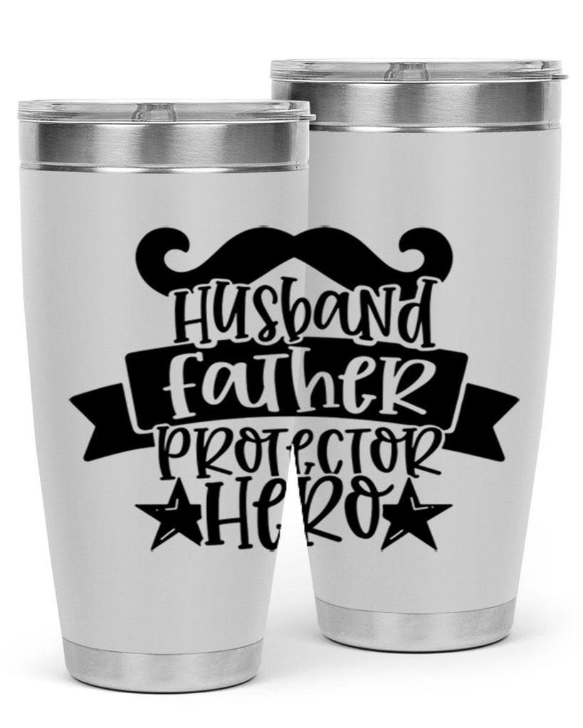 husband father protector hero 46#- fathers day- Tumbler