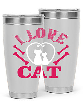 i love cat Style 56#- cat- Tumbler