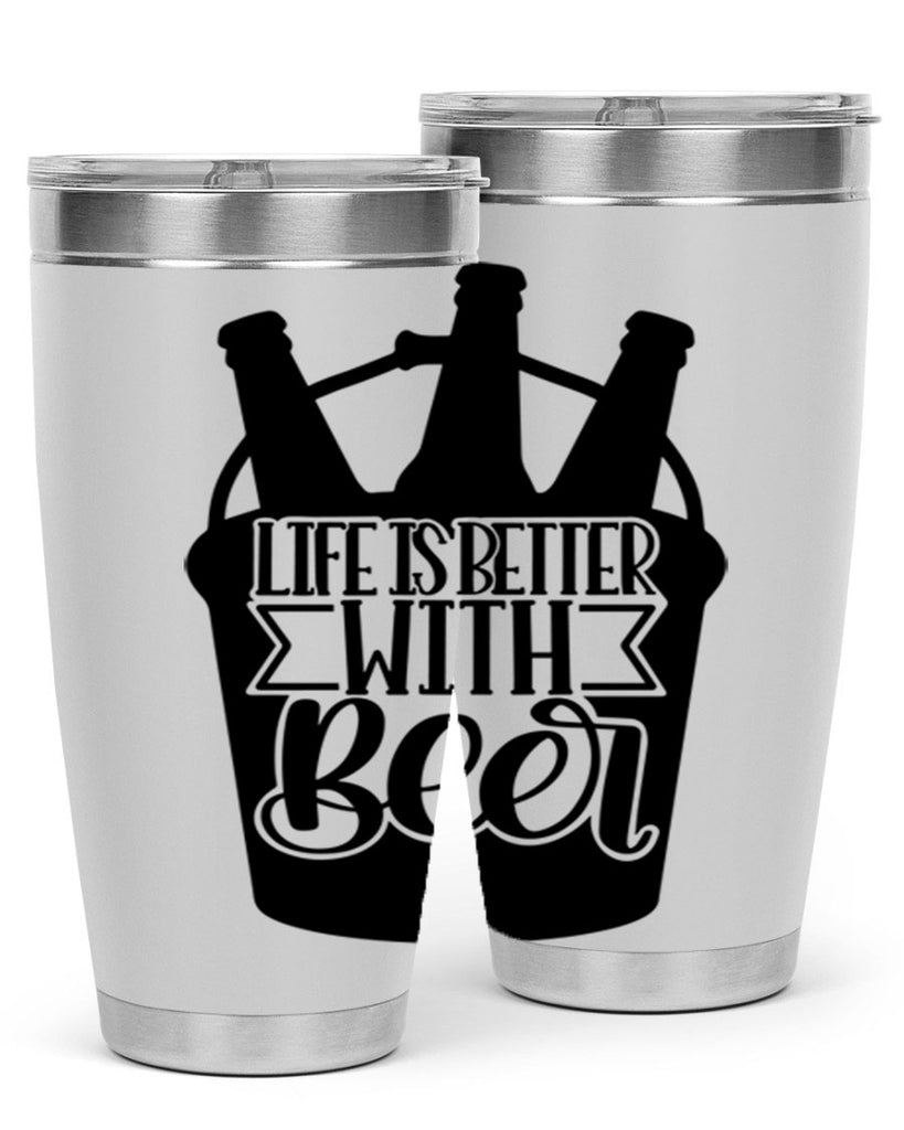life is better with beer 27#- beer- Tumbler