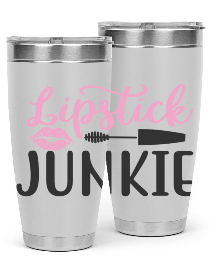 lipstick junkie Style 154#- make up- Tumbler