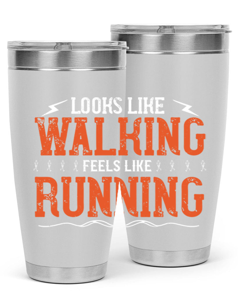looks like walking feels like running 32#- running- Tumbler
