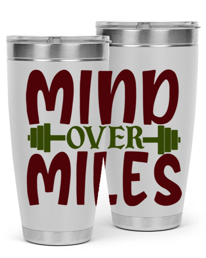 mind over miles 29#- gym- Tumbler