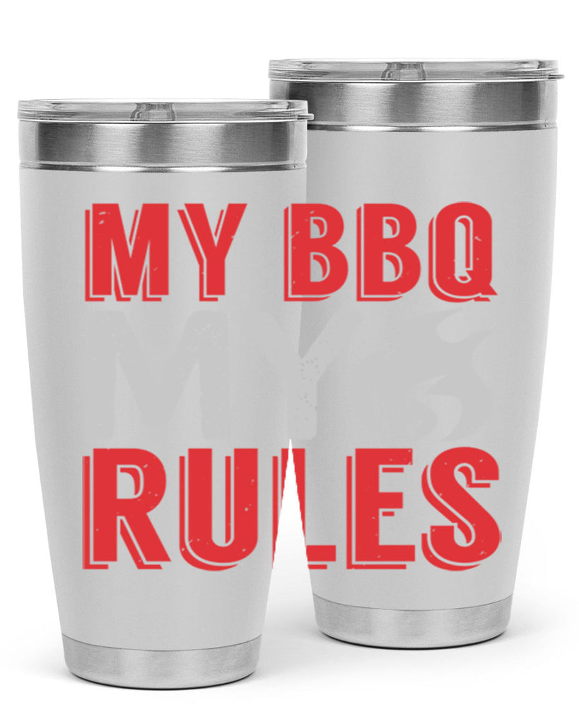 my bbq my rule 22#- bbq- Tumbler