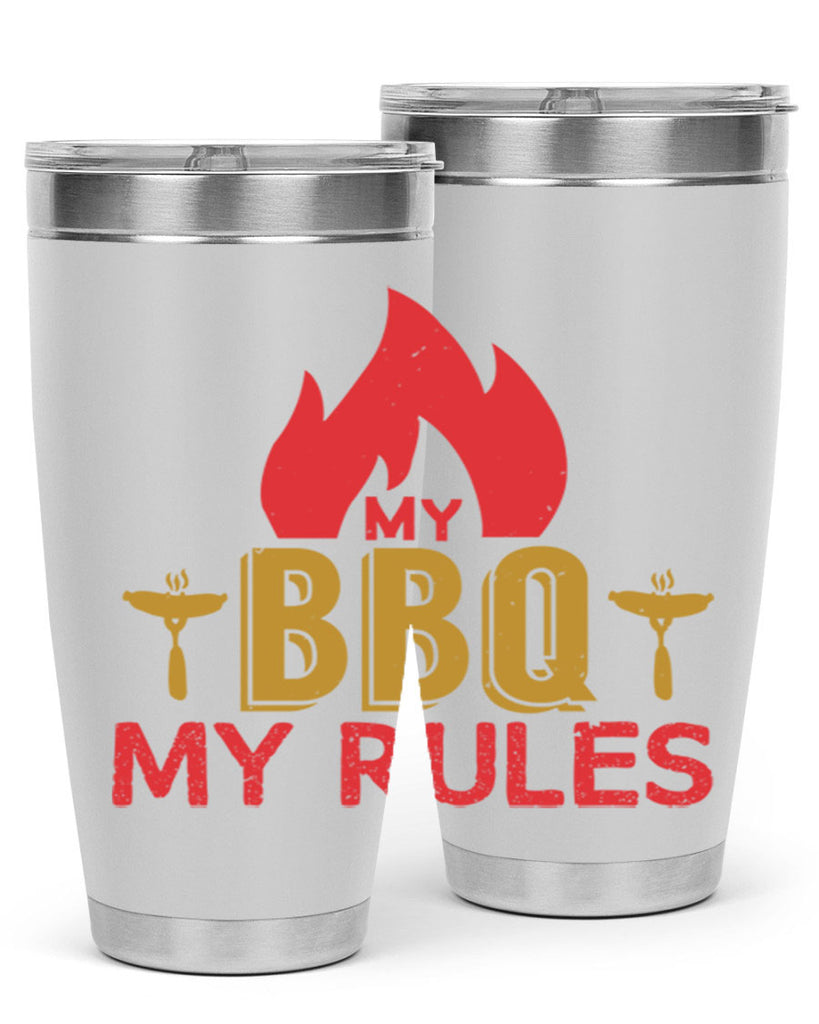 my bbq my ruless 21#- bbq- Tumbler