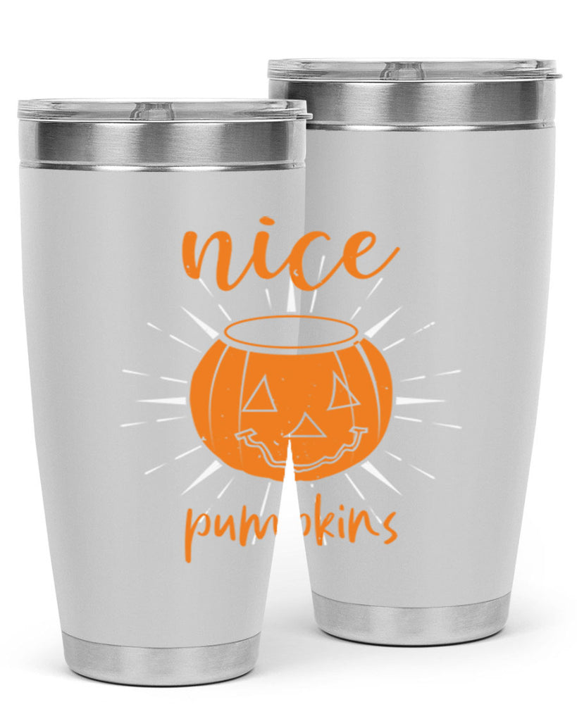 nice pumpkins 138#- halloween- Tumbler