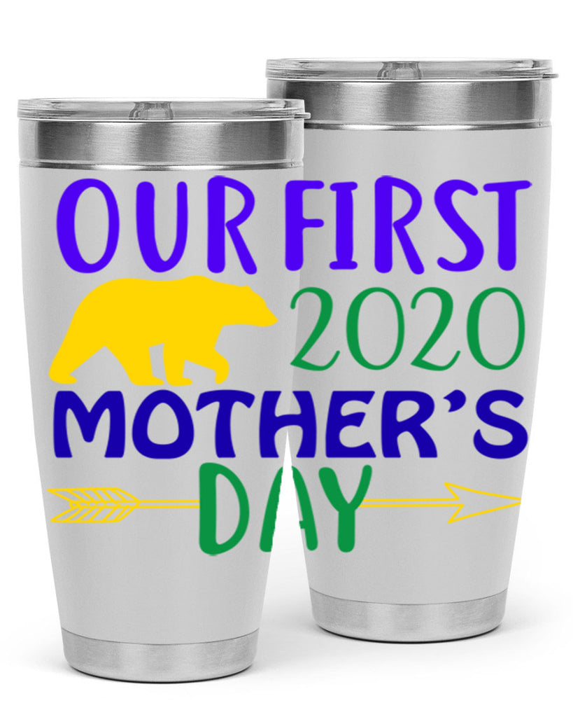 our first mothers day 4#- mardi gras- Tumbler