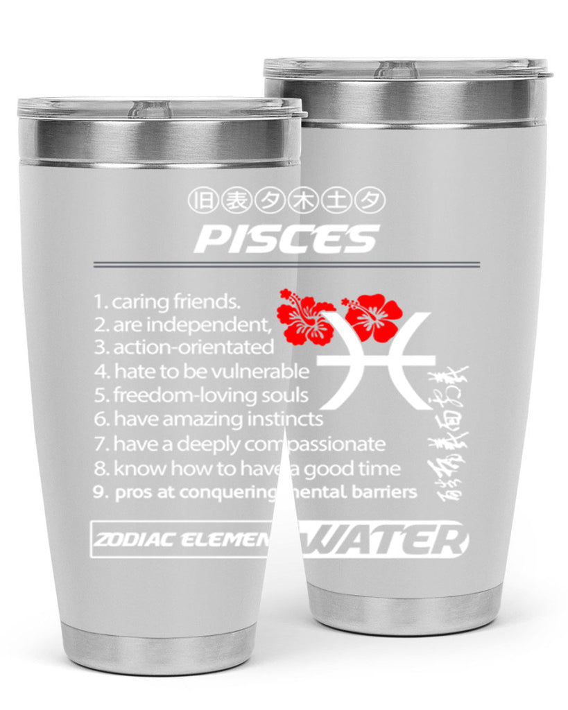 pisces 356#- zodiac- Tumbler