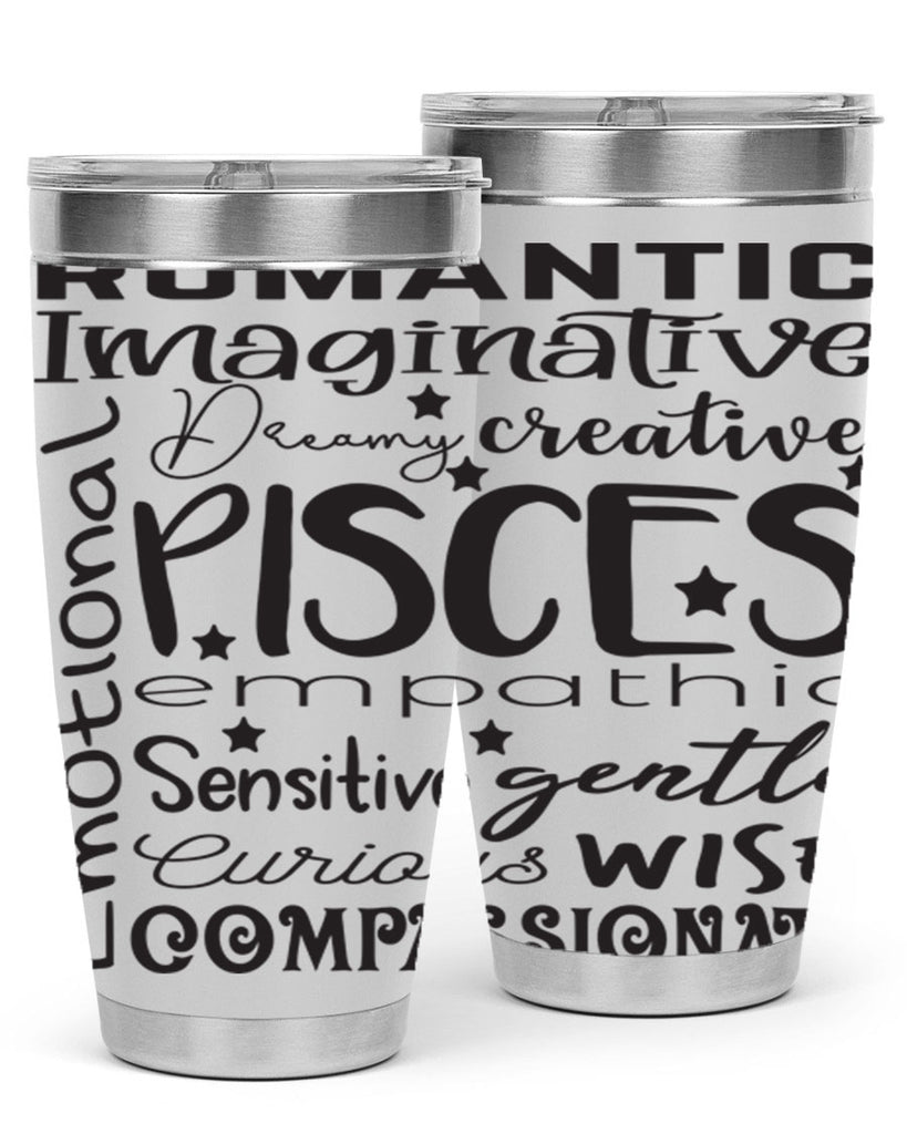 pisces 570#- zodiac- Tumbler