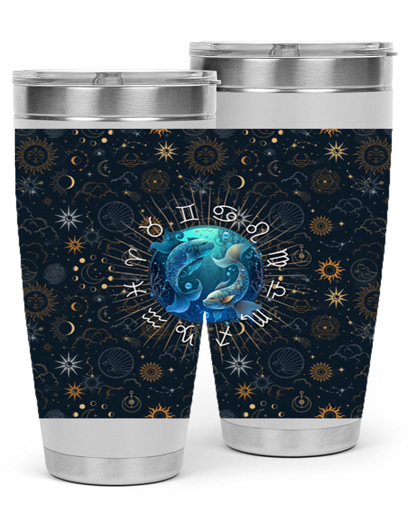 pisces Straight 366#- zodiac- Tumbler