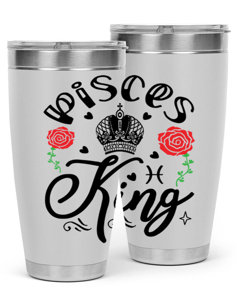 pisces king 375#- zodiac- Tumbler