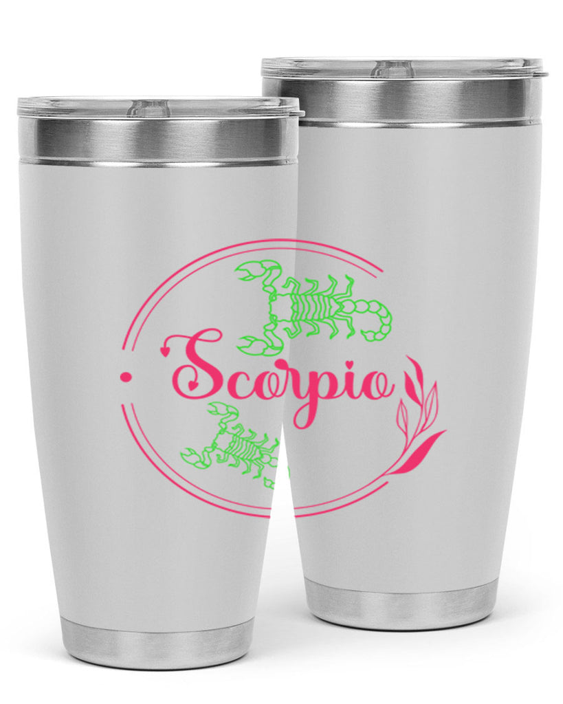 scorpio 437#- zodiac- Tumbler
