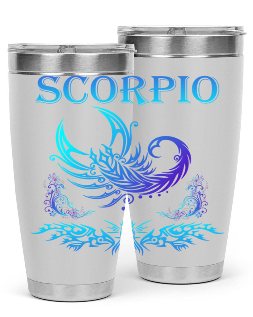scorpio 449#- zodiac- Tumbler
