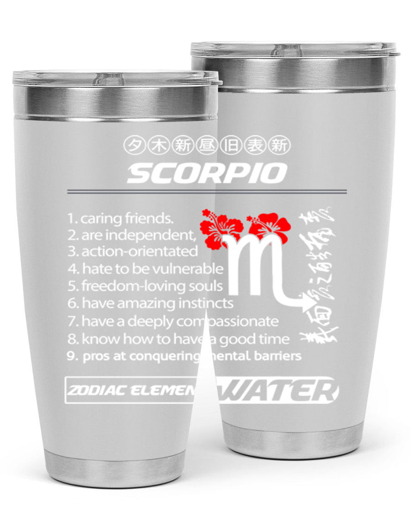 scorpio 456#- zodiac- Tumbler