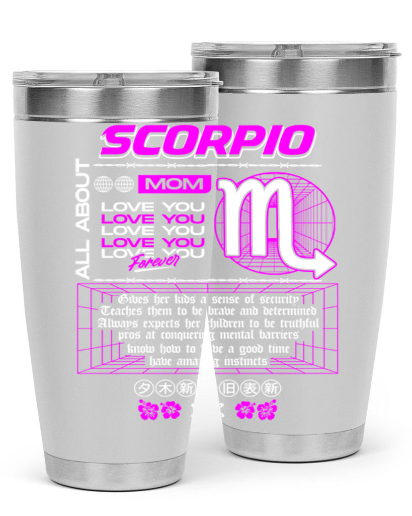 scorpio 457#- zodiac- Tumbler