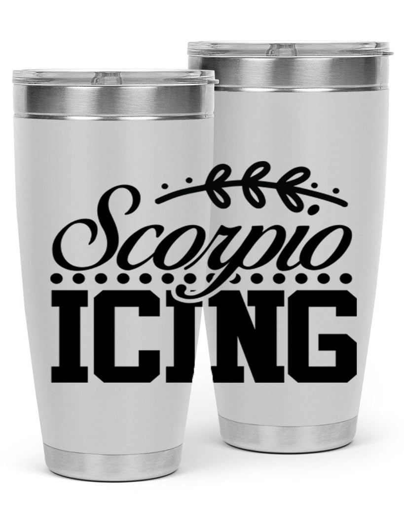 scorpio icing 442#- zodiac- Tumbler