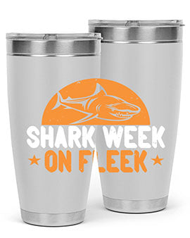 shark week on fleek Style 42#- shark  fish- Tumbler