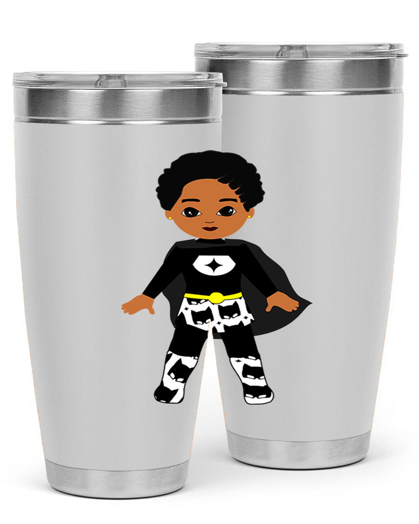 super kid 11#- black men - boys- tumbler