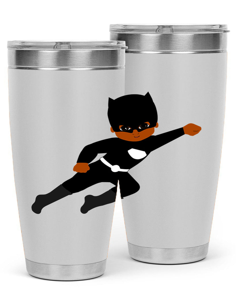super kid 12#- black men - boys- tumbler