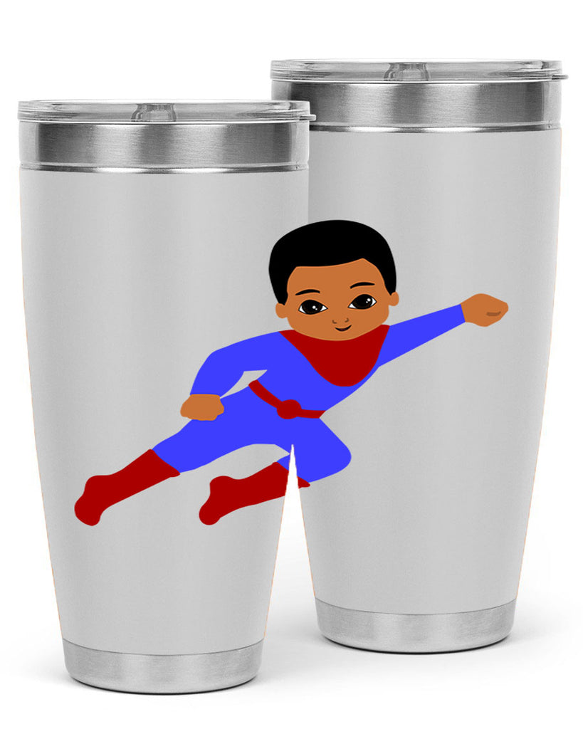 super kid 14#- black men - boys- tumbler