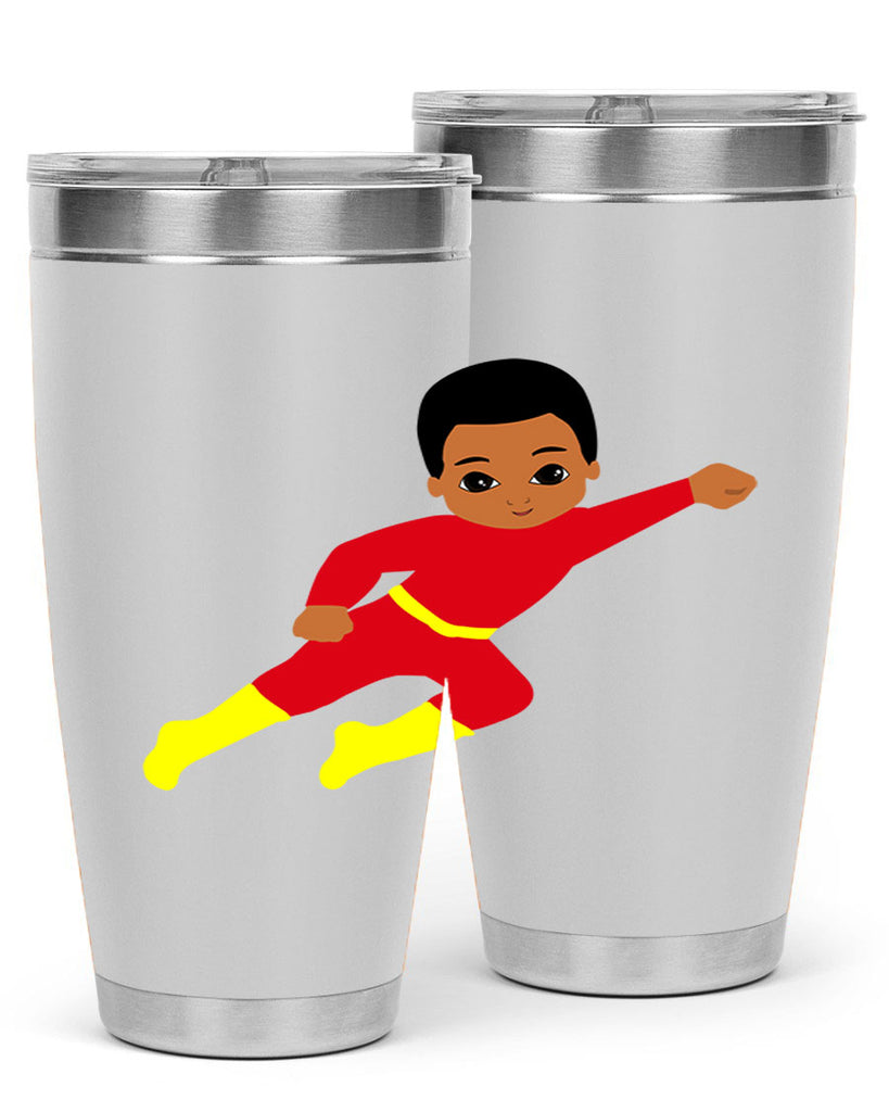 super kid 4#- black men - boys- tumbler