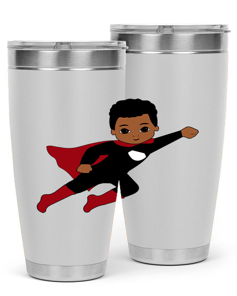 super kid 5#- black men - boys- tumbler
