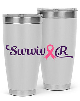 survivor Style 3#- breast cancer- Tumbler