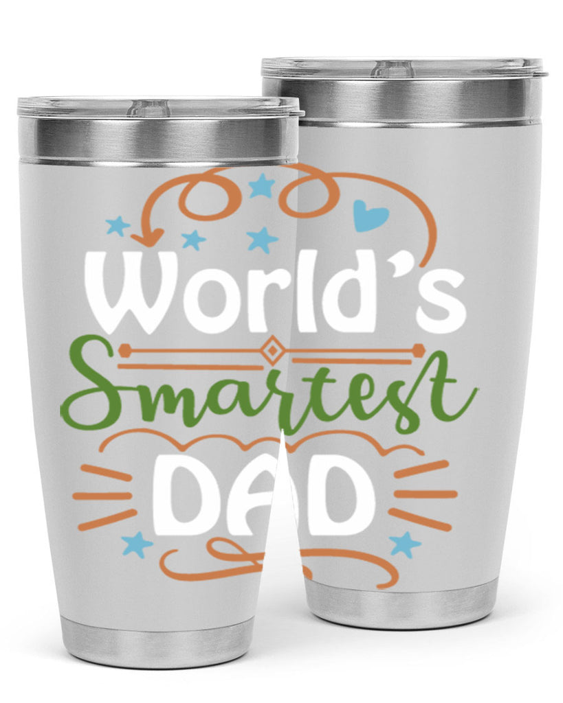 world’s smartest dad 2#- fathers day- Tumbler