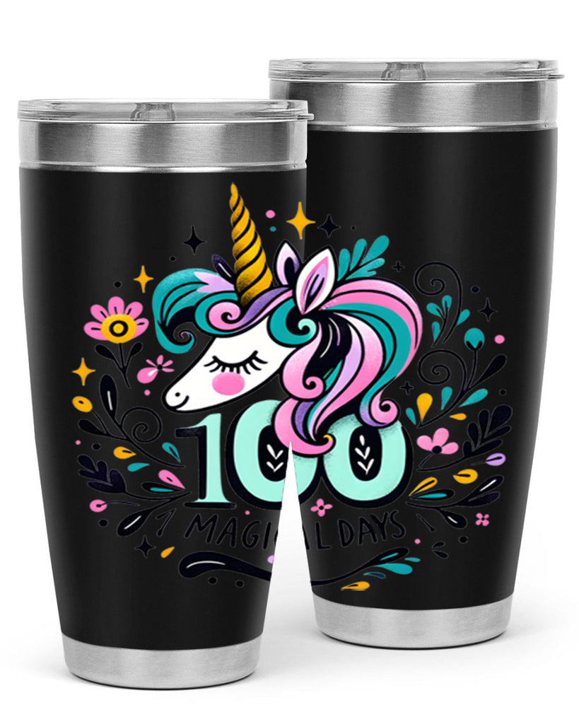 100 Day Magical Sublimation 27#- 100 days of school- Tumbler