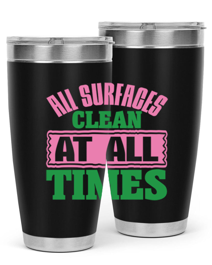 All surfaces clean at all times Style 1#- cleaner- tumbler