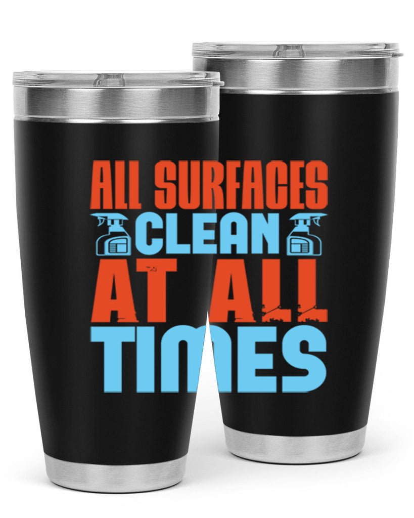 All surfaces clean at all times Style 2#- cleaner- tumbler