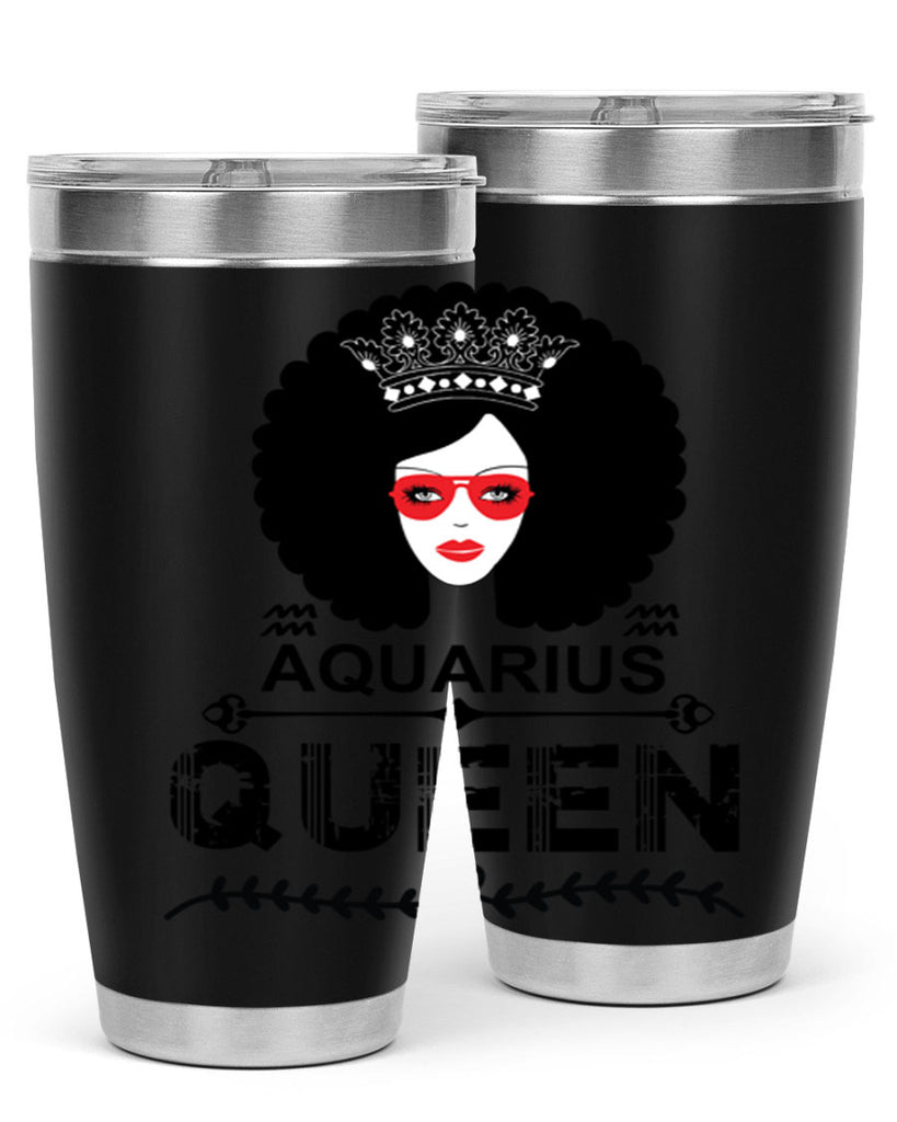 Aquarius queen 75#- zodiac- Tumbler