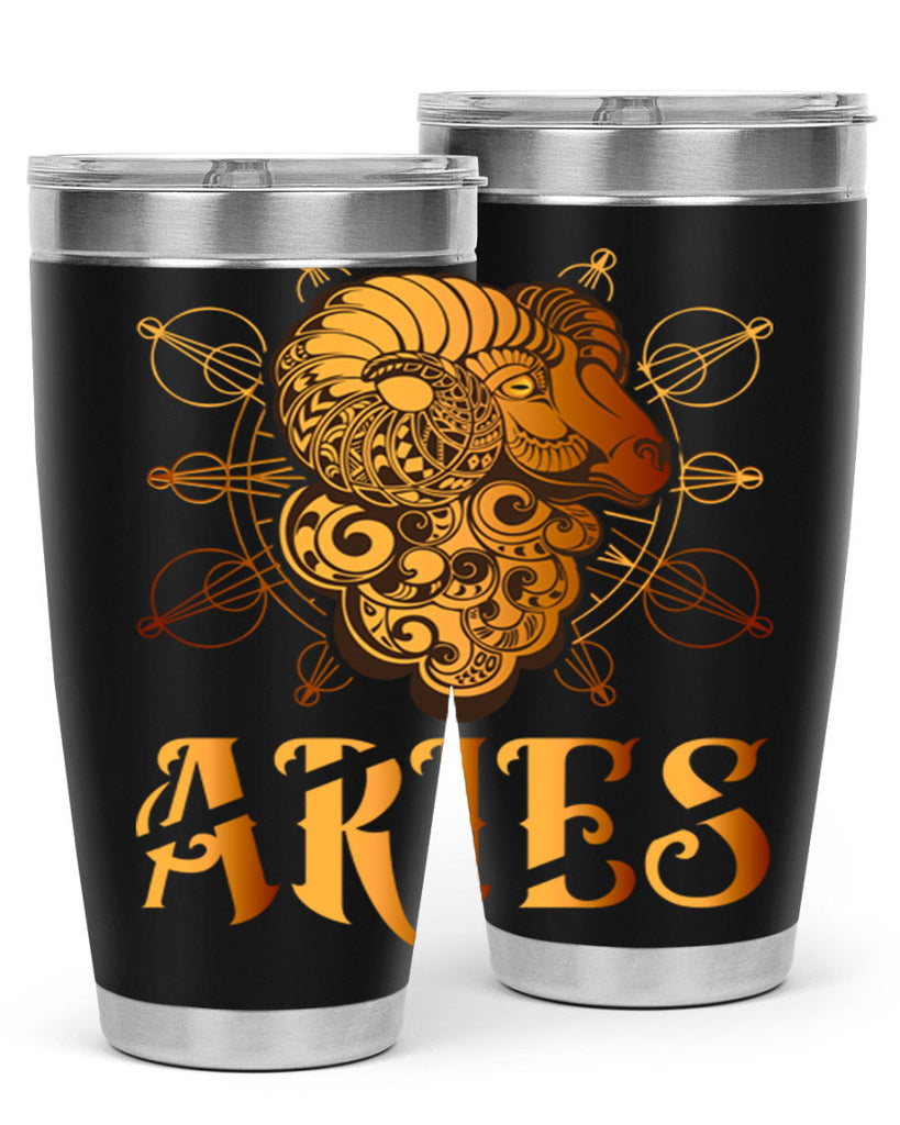 Aries 121#- zodiac- Tumbler