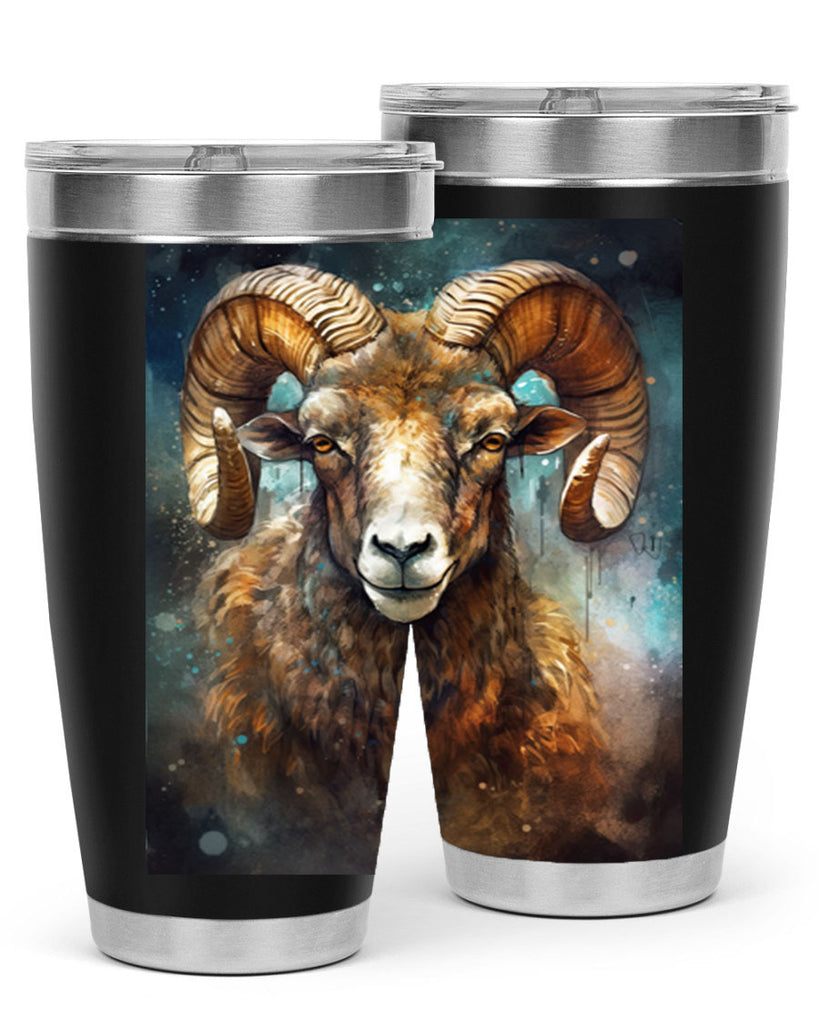 Aries 54#- zodiac- Tumbler