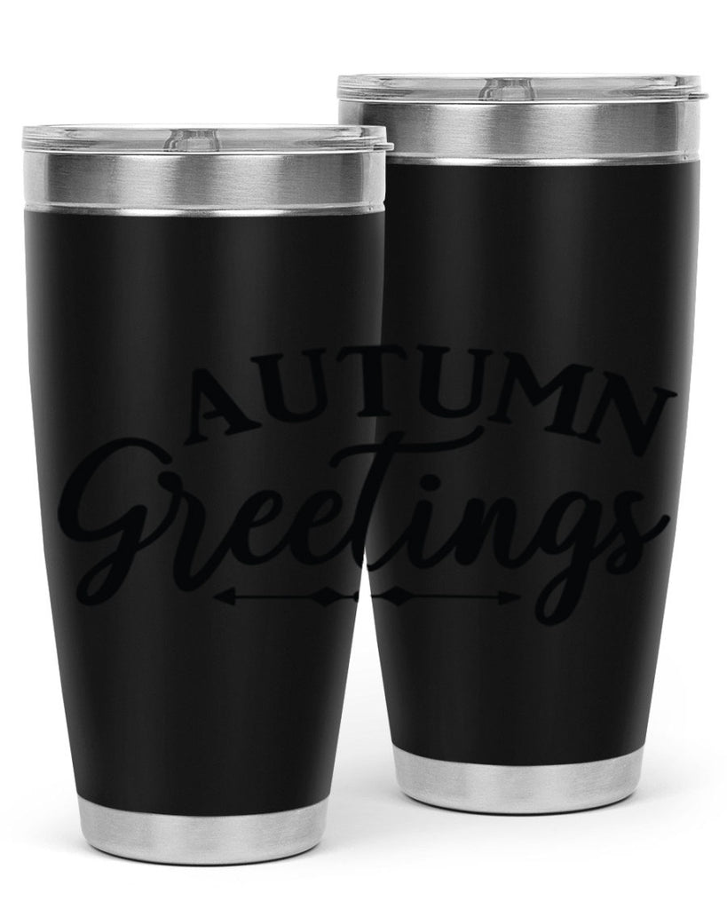 Autumn Greetings 16#- fall- Tumbler