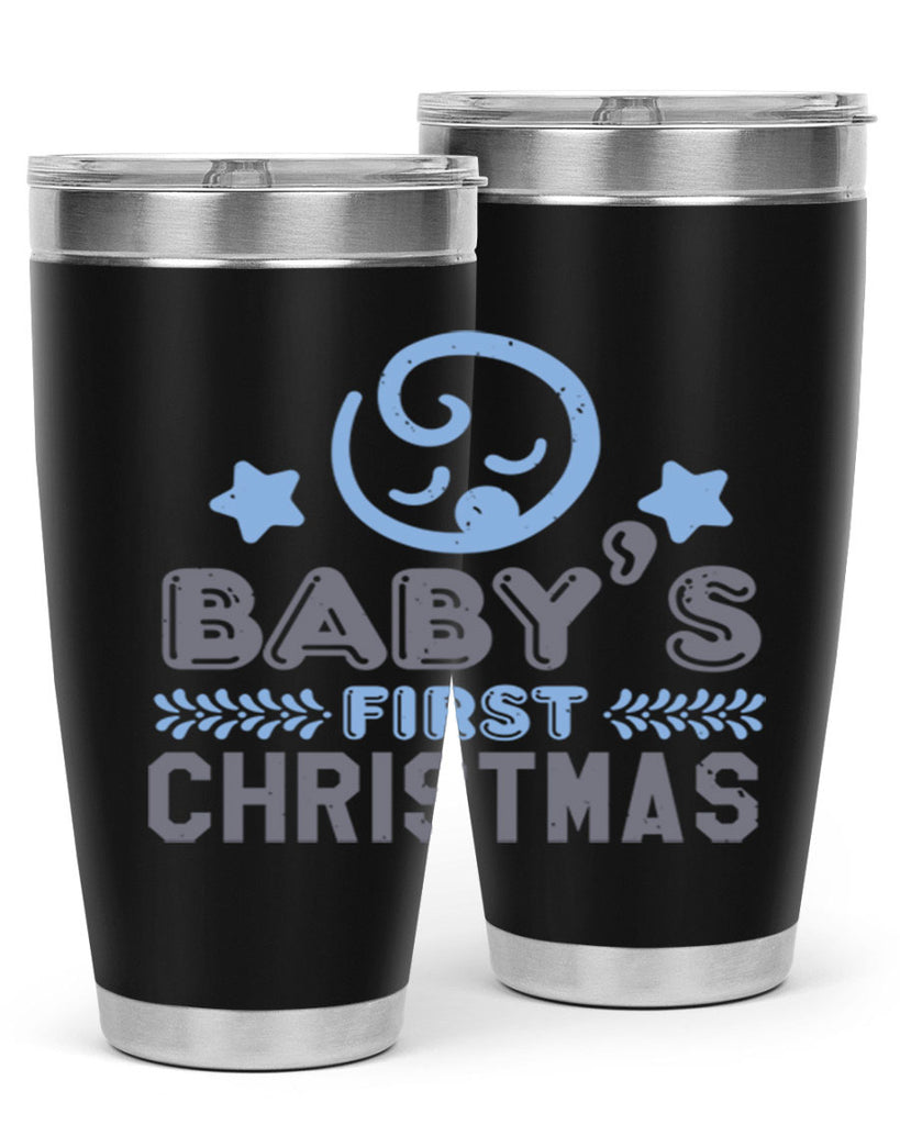Baby First Christmas Style 2#- baby shower- tumbler