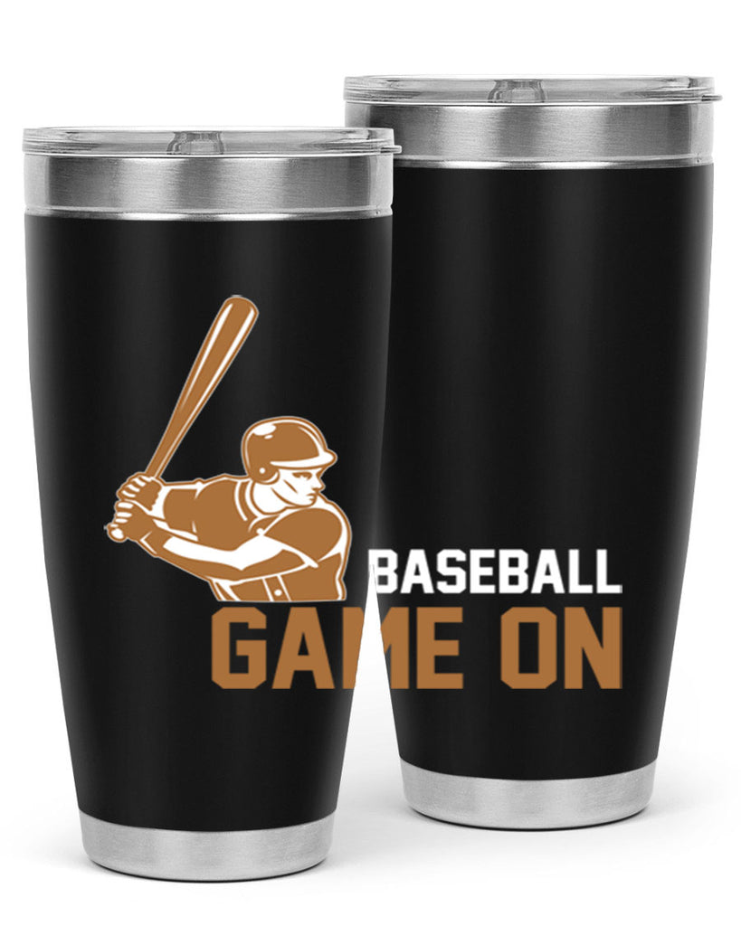 Baseball game 1446#- baseball- Tumbler