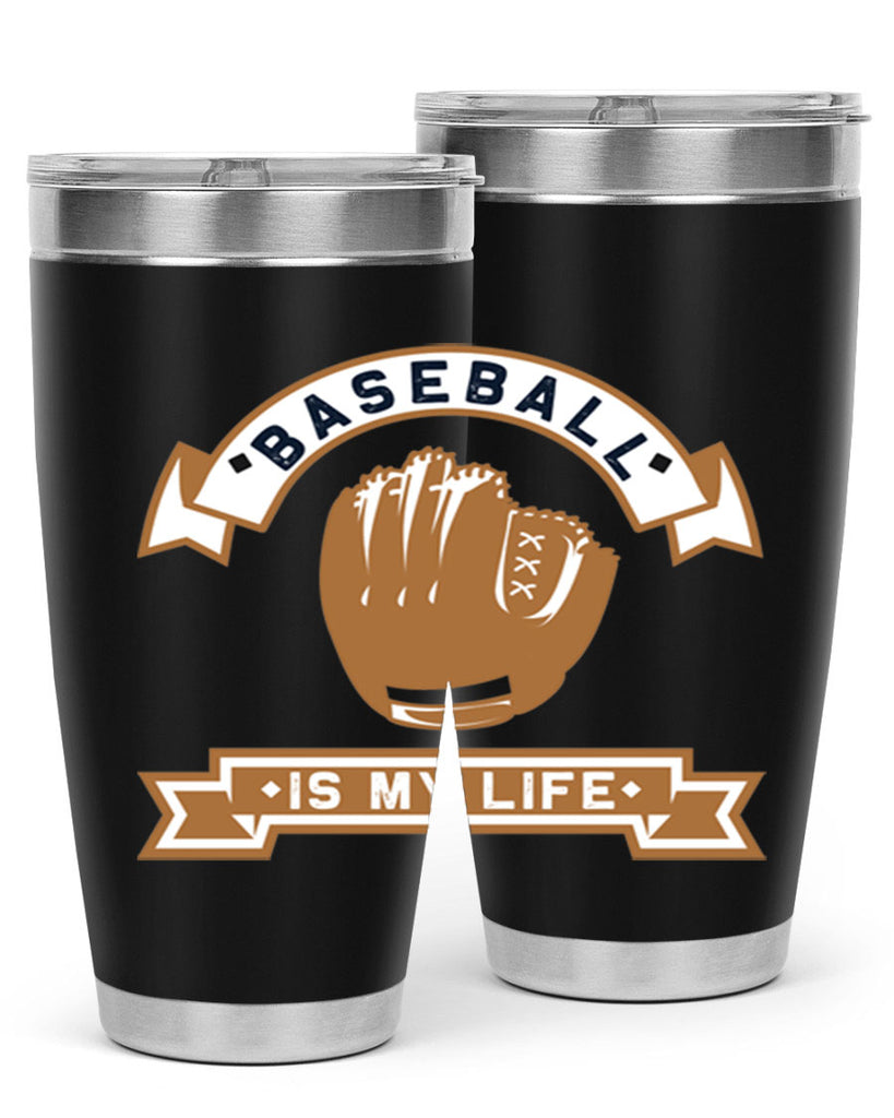 Baseball is 1445#- baseball- Tumbler