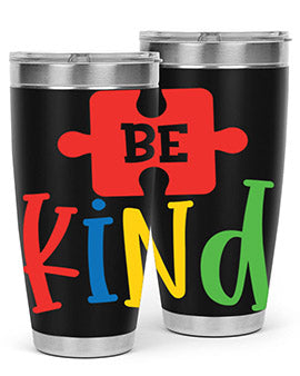 Be Kind Style 9#- autism- Tumbler