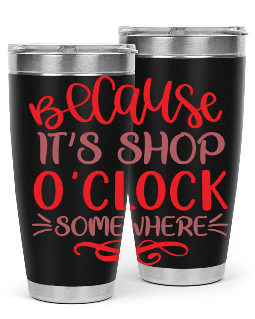 Because Its Shop Oclock Somewhere 19#- fashion- Cotton Tank