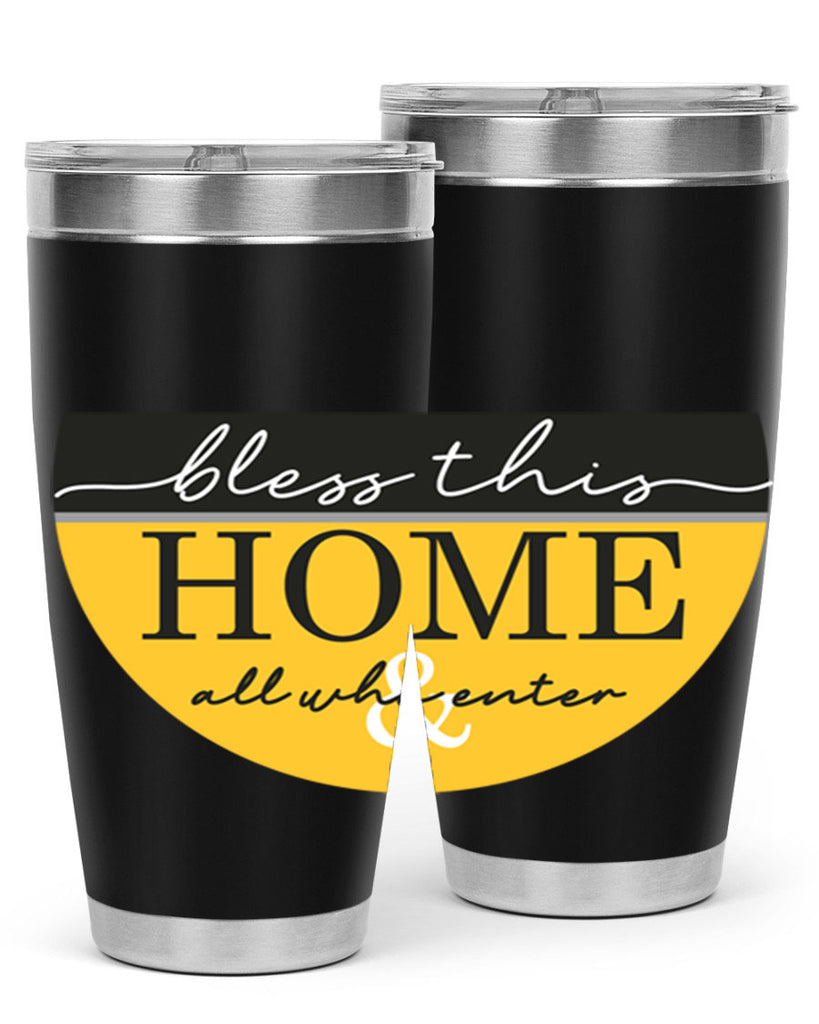 Bless this Home and all57#- spring- Tumbler