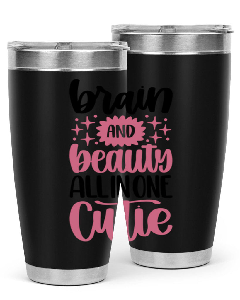 Brain And Beauty All In One Style 126#- make up- Tumbler