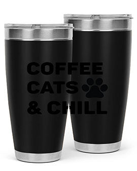Coffee Cat Style 41#- cat- Tumbler