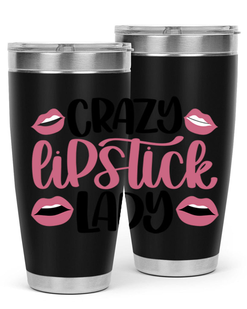 Crazy Lipstick Lady Style 107#- make up- Tumbler