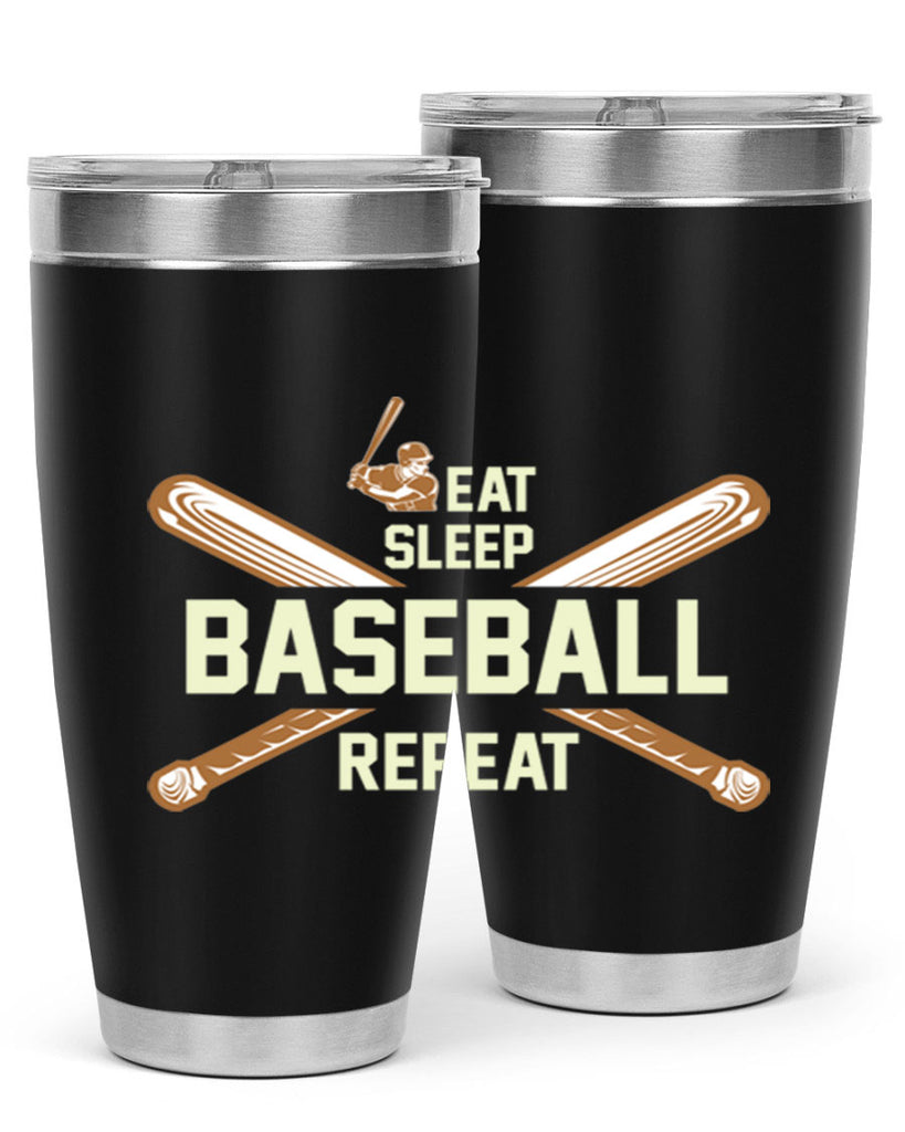 Eat 1285#- baseball- Tumbler