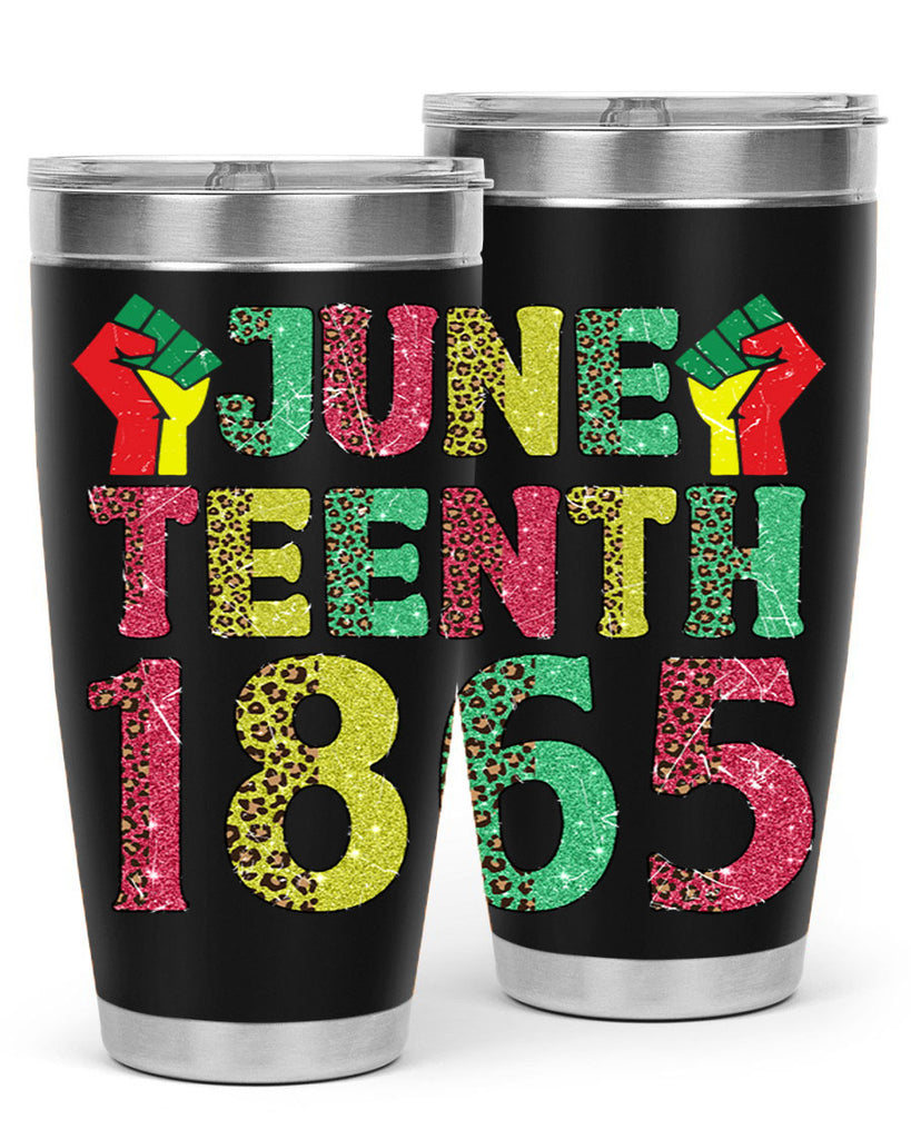 Fist Juneteenth Since 1865 Design Png 10#- Juneteenth- tumbler