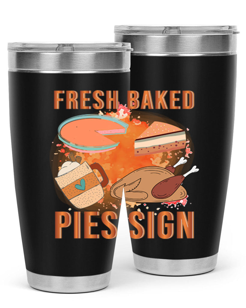 Fresh Baked Pies Sign 187#- fall- Tumbler