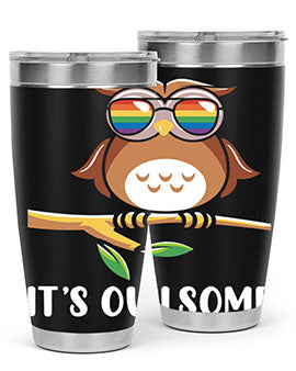 Funny Owl Gift Im Owlsome A TurtleRabbit 7#- owl- Tumblers