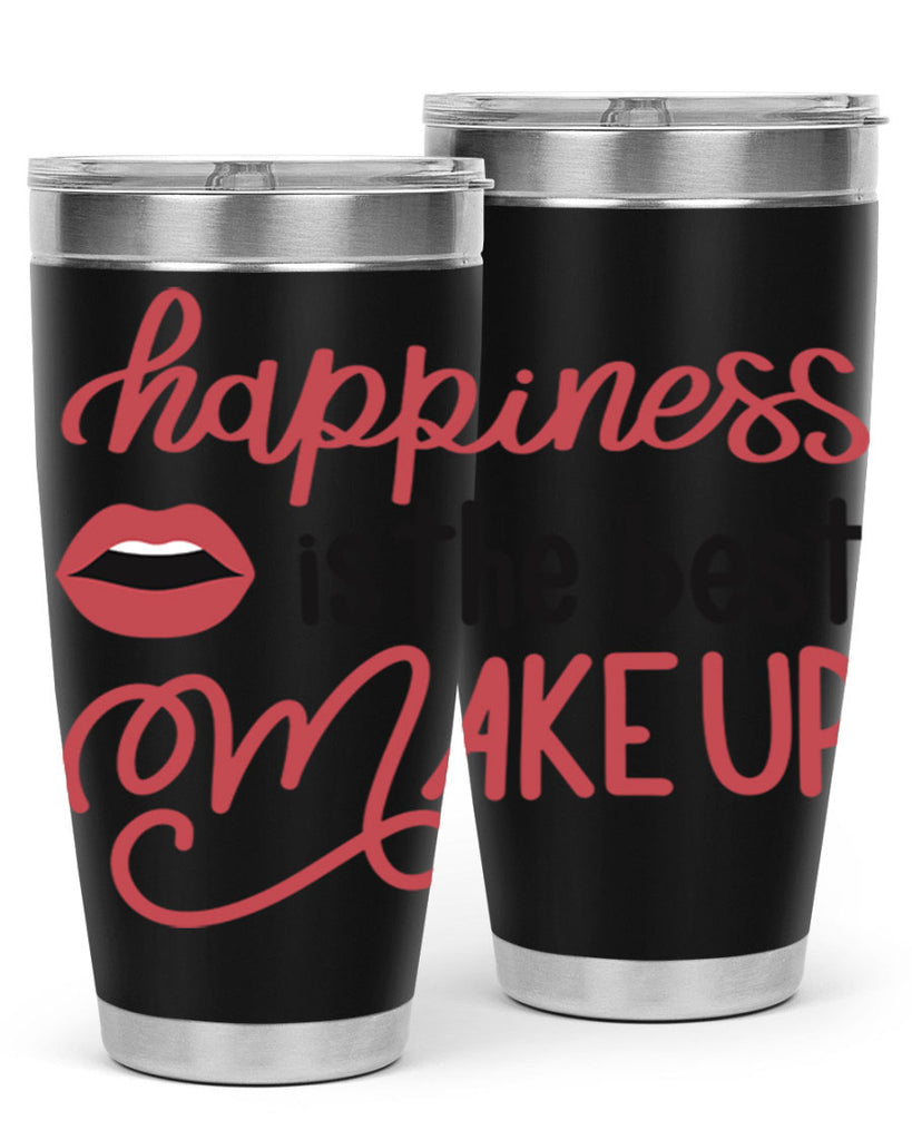 Happiness is the Best Makeup Style 94#- make up- Tumbler