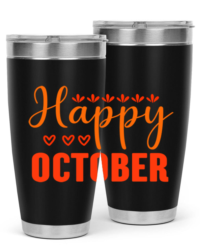 Happy October Design 237#- fall- Tumbler